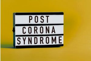 Bild mit Aufschrift: Post Corona Syndrome.