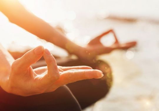 Person in Meditationspose